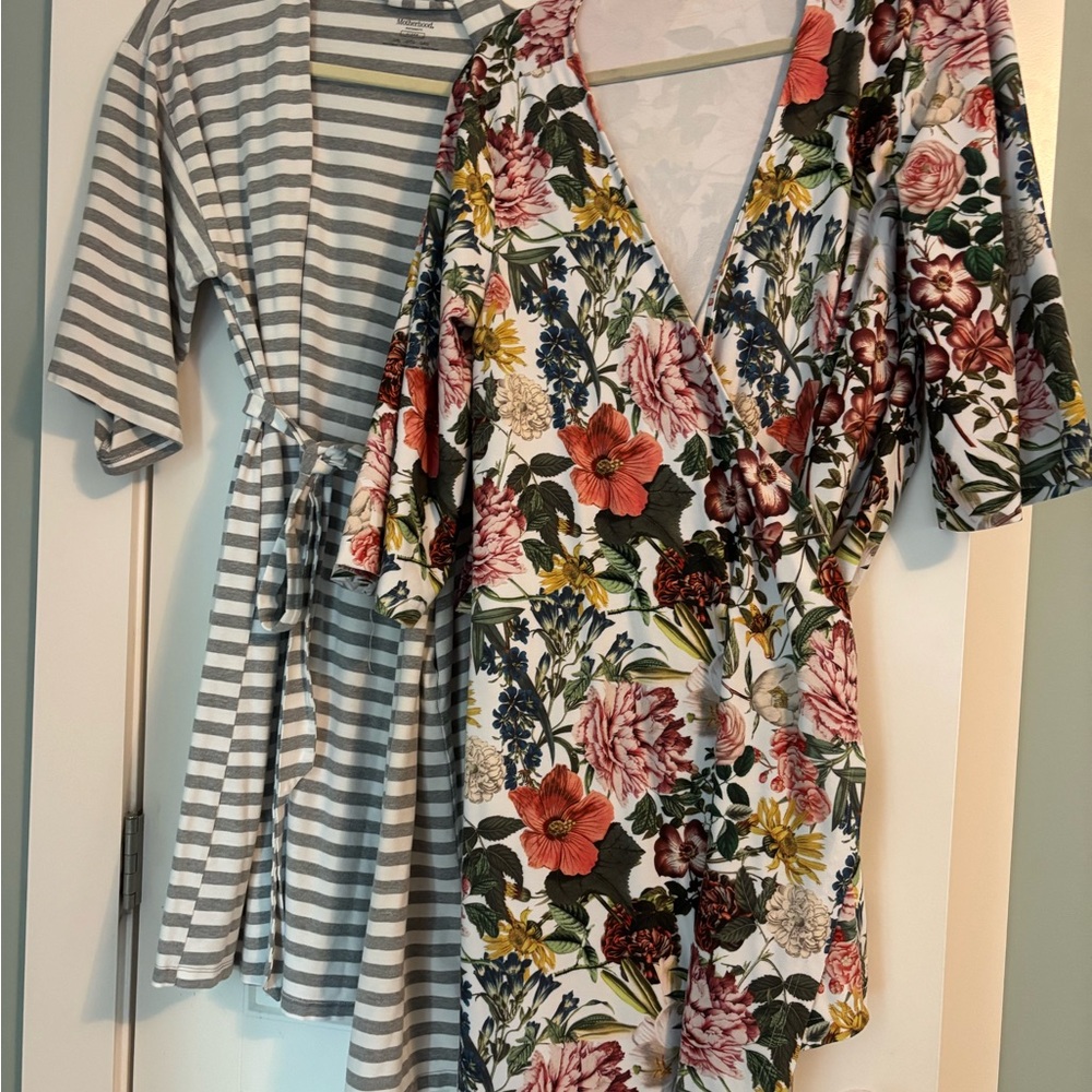 Maternity robes! Motherhood maternity and Caden Lane